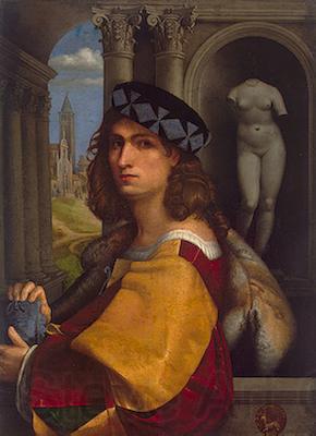 CAPRIOLO, Domenico Self portrait Norge oil painting art